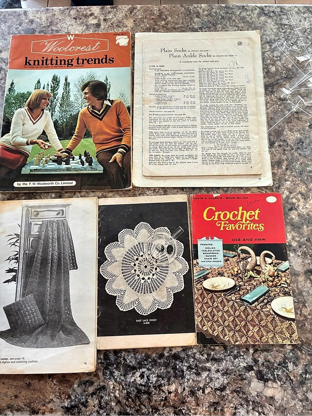 Woolcrest Knitting Trends Issue No. 2 Pattern Booklet Set